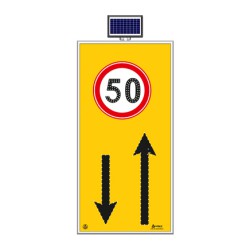 მზის ციმციმა led გზის ტექნიკური ნიშნები