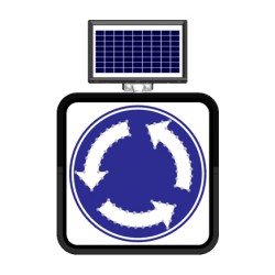 მზის ენერგიაზე მომუშავე LED საგზაო ნიშნები