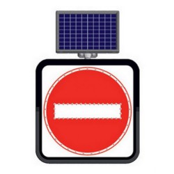 მზის ენერგიაზე მომუშავე LED საგზაო ნიშნები