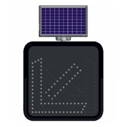 მზის ენერგიაზე მომუშავე LED საგზაო ნიშნები