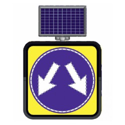 მზის ენერგიაზე მომუშავე LED საგზაო ნიშნები