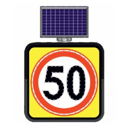 მზის ენერგიაზე მომუშავე LED საგზაო ნიშნები